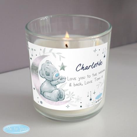 Personalised Moon & Stars Me to You Scented Jar Candle Extra Image 2